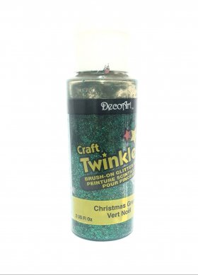 DecoArt Craft Twinkles 2oz Xmas Green DecoArt Craft Twinkles 2oz Xmas Green