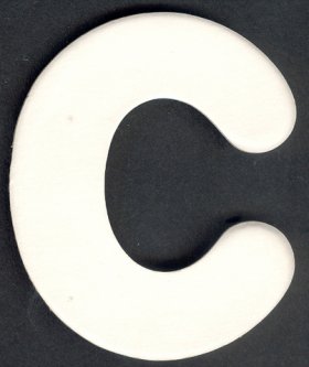 Lower Case Alphabet (c) 1 piece 6.5cm x 7.7cm Lower Case Alphabet (c) 1 piece 6.5cm x 7.7cm