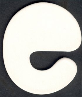 Lower Case Alphabet (e) 1 piece 6.5cm x 7.7cm Lower Case Alphabet (e) 1 piece 6.5cm x 7.7cm