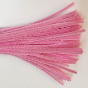 Chenille Sticks 6mm; Blossom Pink Chenille Sticks 6mm; Blossom Pink