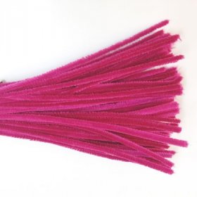 Chenille Sticks 6mm; Fuschia Chenille Sticks 6mm; Fuschia