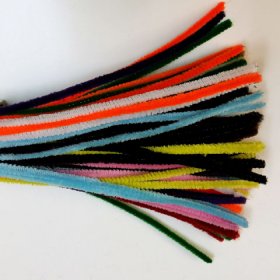Chenille Sticks 6mm; Multi Chenille Sticks 6mm; Multi