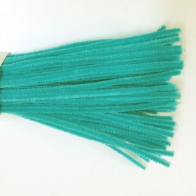 Chenille Sticks 6mm; Turquoise Chenille Sticks 6mm; Turquoise