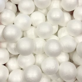 60mm White Polystyrene Foam Balls 60mm White Polystyrene Foam Balls