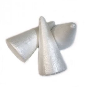 110mm White Polystyrene Foam Cone 110mm White Polystyrene Foam Cone