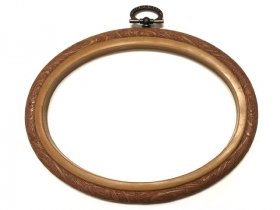 Flexi Hoop Oval 4x5.5in; Wood Grain 1p Flexi Hoop Oval 4x5.5in; Wood Grain 1p
