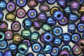 Czech Seed 5/0I R Iris; Blue Iris 25g Czech Seed 5/0I R Iris; Blue Iris 25g