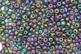 Czech Seed 11/0I R Iris; Red Iris 25g Czech Seed 11/0I R Iris; Red Iris 25g
