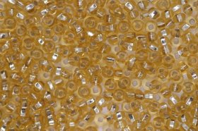 Czech Seed 8/0sls Silver Lined; Topaz 25g Czech Seed 8/0sls Silver Lined; Topaz 25g