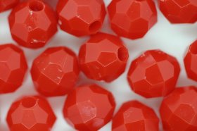 8mm Facet Beads Opaque; Red 25g (approximately 97p) 8mm Facet Beads Opaque; Red 25g (approximately 97p)