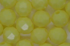 8mm Facet Beads Opaque; Yellow 25g (approximately 97p) 8mm Facet Beads Opaque; Yellow 25g (approximately 97p)