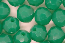 10mm Facet bead Opaque; Dark Green 25g (approximately 50p) 10mm Facet bead Opaque; Dark Green 25g (approximately 50p)