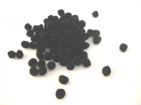 Pom Poms / Chenille Poms/ 10mm Black Pom Poms / Chenille Poms/ 10mm Black