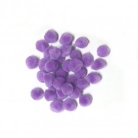 Pom Poms / Chenille Poms/ 13mm Lilac Pom Poms / Chenille Poms/ 13mm Lilac