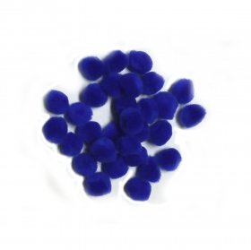 Pom Poms / Chenille Poms/ 13mm Royal Pom Poms / Chenille Poms/ 13mm Royal