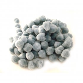 Pom Poms / Chenille Poms/ 20mm Grey Pom Poms / Chenille Poms/ 20mm Grey