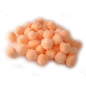 Pom Poms / Chenille Poms/ 38mm Flesh Pom Poms / Chenille Poms/ 38mm Flesh