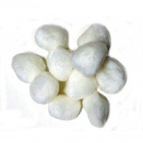 Pom Poms / Chenille Poms/ 50mm White Pom Poms / Chenille Poms/ 50mm White