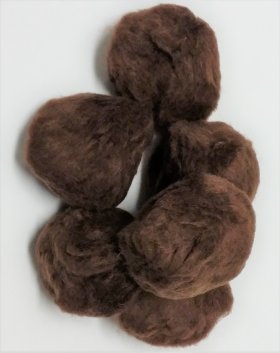 Pom Poms / Chenille Poms/ 63 mm Brown Pom Poms / Chenille Poms/ 63 mm Brown