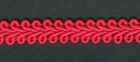 Gimp Braid per mtr; Scarlet, 7.6m cut length Gimp Braid per mtr; Scarlet, 7.6m cut length