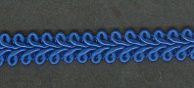Gimp Braid per mtr; Irish Blue, 6.5 cut length Gimp Braid per mtr; Irish Blue, 6.5 cut length