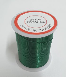 Beading Wire 26 gauge Green 21 metre roll Beading Wire 26 gauge Green 21 metre roll