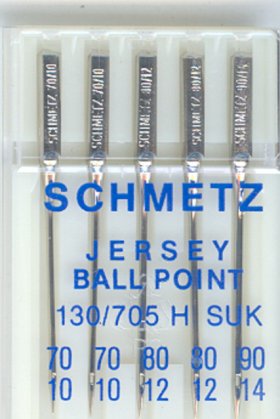 Schmetz Machine Jersey Ballpoint Assorted (Pkt 5) Schmetz Machine Jersey Ballpoint Assorted (Pkt 5)