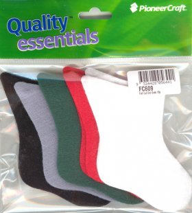 Felt Cut Out Sock Felt Cut Out Sock