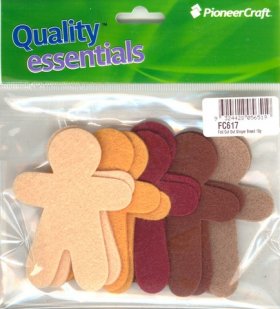 Felt Cut Out Ginger Bread Felt Cut Out Ginger Bread