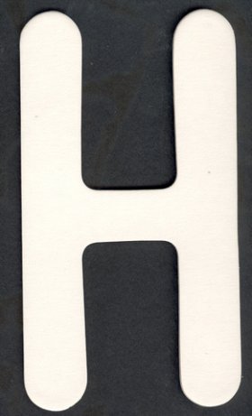 Upper Case Alphabet (H)1 piece Upper Case Alphabet (H)1 piece