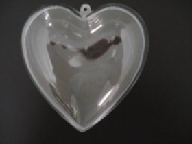 Heart Crystal Clear Gift Boxes 100mm. Price per piece Heart Crystal Clear Gift Boxes 100mm. Price per piece