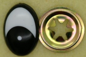 Comic Eyes 10p, 20 x 13mm 1 Pair Comic Eyes 10p, 20 x 13mm 1 Pair