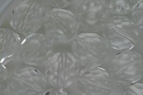 8mm Czech Fire Polished Facet Beads Crystal 25g 8mm Czech Fire Polished Facet Beads Crystal 25g