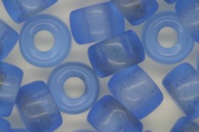Czech Glass Pony Bead Transparent Light Blue 25 grams Czech Glass Pony Bead Transparent Light Blue 25 grams
