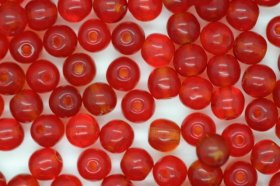 4mm Czech Round Bead; Transparent Red 25 grams 4mm Czech Round Bead; Transparent Red 25 grams