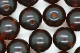 10mm Czech Round Bead; Transparent Brown 25 grams 10mm Czech Round Bead; Transparent Brown 25 grams