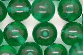 10mm Czech Round Bead; Transparent Green 25 grams 10mm Czech Round Bead; Transparent Green 25 grams