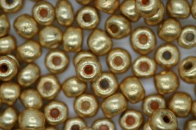 Czech Seed 5/0M R Metallic; Gold 100g Czech Seed 5/0M R Metallic; Gold 100g
