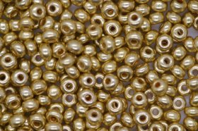 Czech Seed 8/0M R Metallic; Gold 100g Czech Seed 8/0M R Metallic; Gold 100g