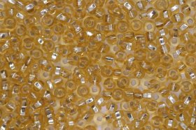 Czech Seed 11/0sls Silver Lined; Topaz 25g Czech Seed 11/0sls Silver Lined; Topaz 25g