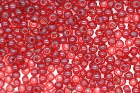 Czech Seed 11/0 R Transparent; Garnet 100g Czech Seed 11/0 R Transparent; Garnet 100g
