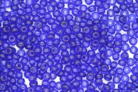 Czech Seed 11/0 R Transparent; Dark Blue 100g Czech Seed 11/0 R Transparent; Dark Blue 100g
