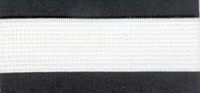 Knitted Elastic 19mm White p/m Knitted Elastic 19mm White p/m