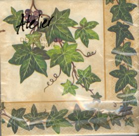DecoArt Decor Napkin Ivy. 20p. DecoArt Decor Napkin Ivy. 20p.