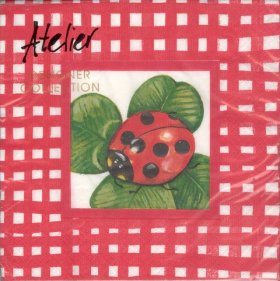 DecoArt Decor Napkin Ladybug. 20p. DecoArt Decor Napkin Ladybug. 20p.