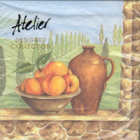 DecoArt Decor Napkin Pitcher with Fruit. 20p. DecoArt Decor Napkin Pitcher with Fruit. 20p.