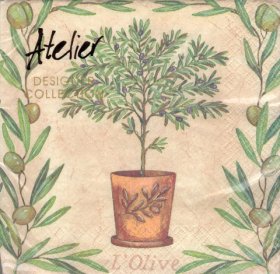 DecoArt Decor Napkin L'olive. 20p. DecoArt Decor Napkin L'olive. 20p.