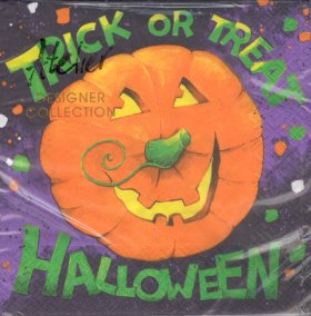 DecoArt Decor Napkin Jack-O'Lantern. 20p. DecoArt Decor Napkin Jack-O'Lantern. 20p.