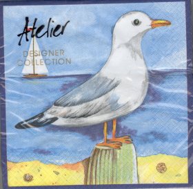 DecoArt Decor Napkin Sea Gull. 20p. DecoArt Decor Napkin Sea Gull. 20p.
