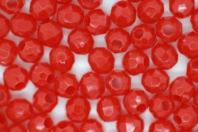 4mm Facet Opaque; Red 25g (approx 695p) 4mm Facet Opaque; Red 25g (approx 695p)